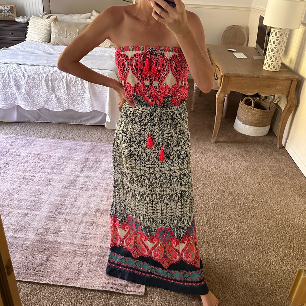 Calypso St. Barth Farica Resort Embroidered Dress